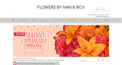 Desktop Screenshot of flowersbyivanandrick.com