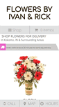 Mobile Screenshot of flowersbyivanandrick.com